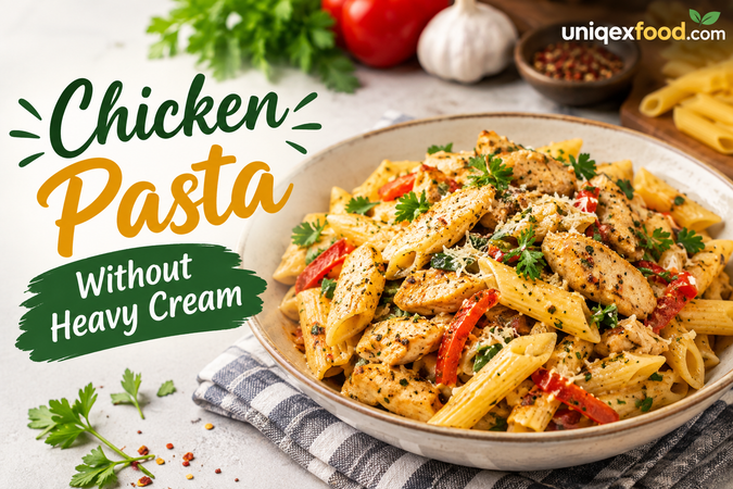 Chicken Pasta Without Heavy Cream: Easy, Creamy, and Delicious Recipe