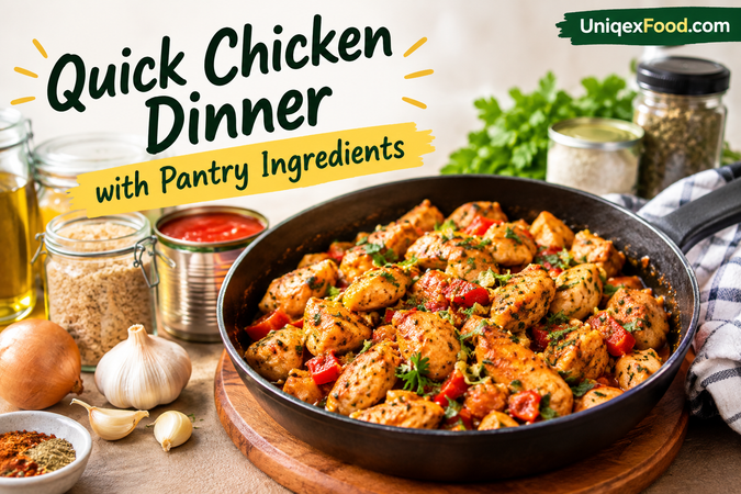 Quick Chicken Dinner with Pantry Ingredients: An Easy, Flavorful Meal for Busy Nights
